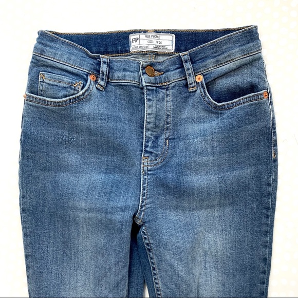 Free people Great Heights Frayed Skinny Jeans - Picture 12 of 15